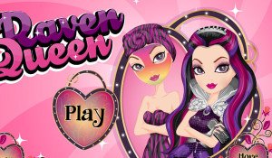  Games on Ever After High     Raven Queen Make Up Game