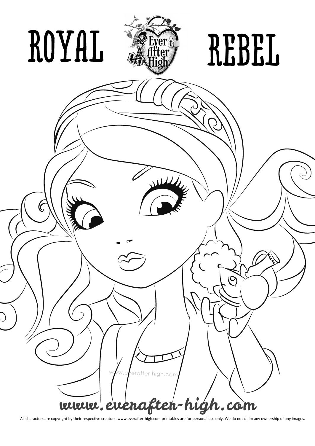 maddie hatter coloring pages - photo #26