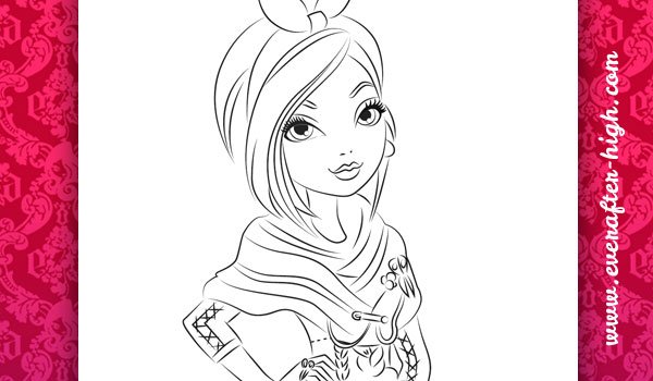 hair coloring pages - photo #47