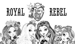 Coloring Page of the Ever After High Characters