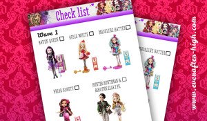 EAH Doll Checklist
