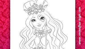 Coloring Page from Lizzie Hearts