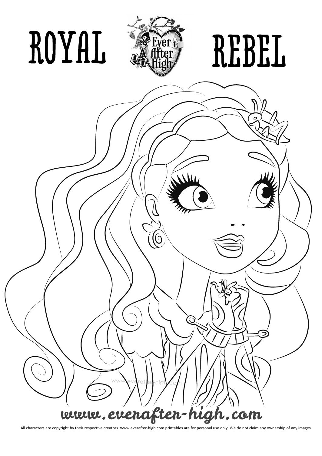 Download Cedar Wood surprise coloring page | Ever After High