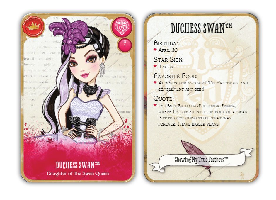 Duchess Swan Card