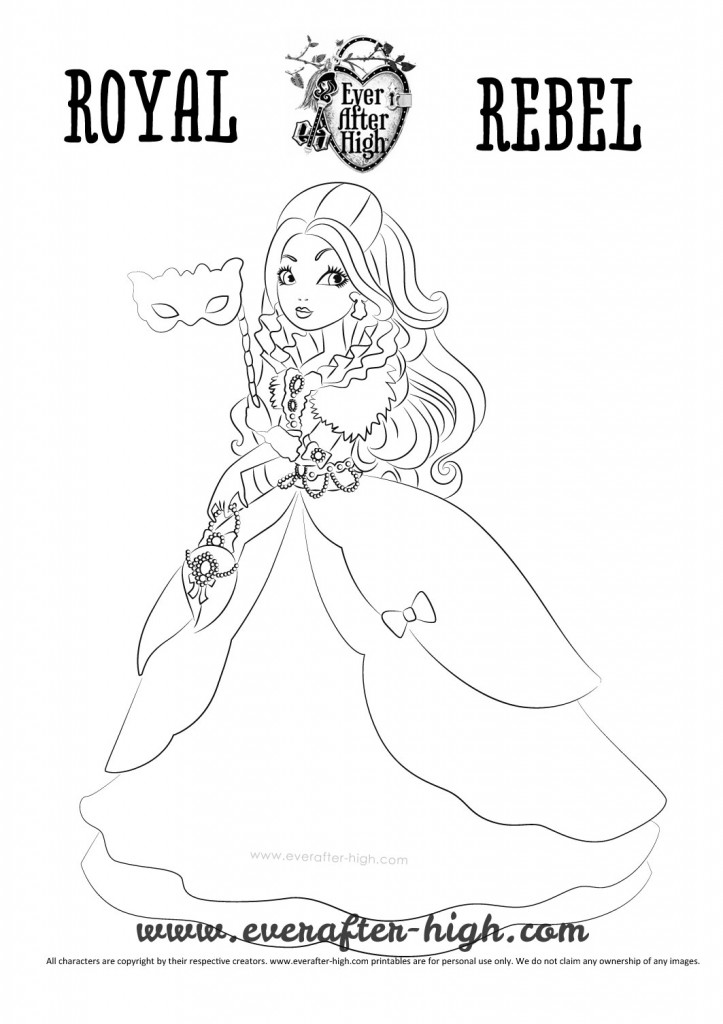 Apple White Thronecoming Coloring Page