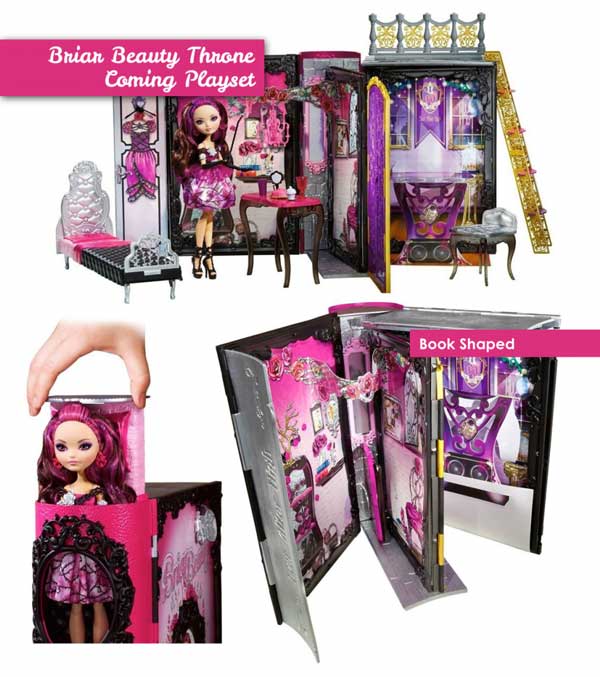 first images of Briar Beauty Coming Throne Playset.